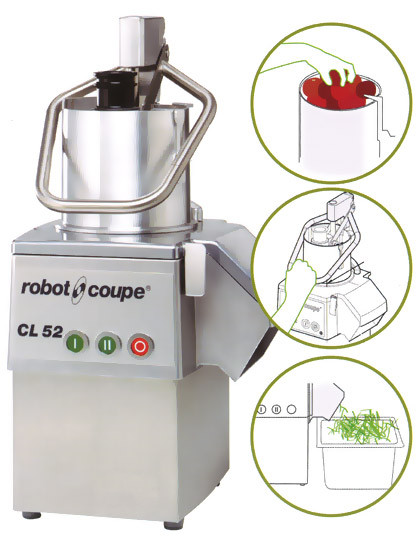 Robot Coupe CL 52 - použití