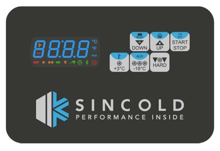 Ovládací panel šokeru SINCOLD ACTIVA