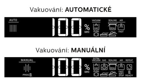 Digitální ovladač vakuovačky iSensor