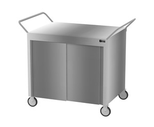 Nerezový skříňový vozík DM-3408
