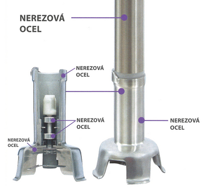 Robot Coupe MP 600 - noha mixéru