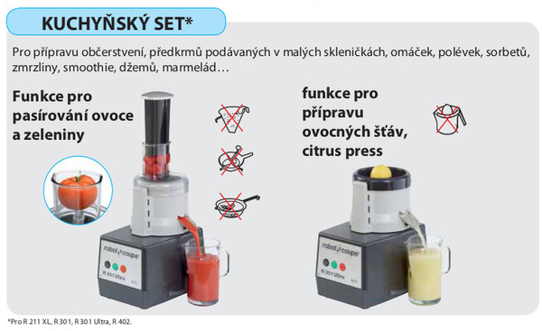 Robot Coupe - kuchyňský set